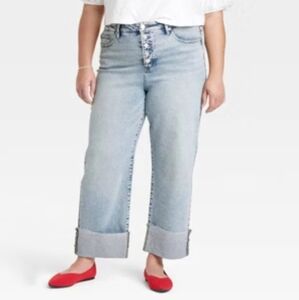 Ava & Viv Light Blue Straight Leg Jeans